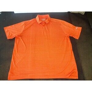 Columbia‎ PFG XXL Mens's Polo Performance Fishing Gear Orange